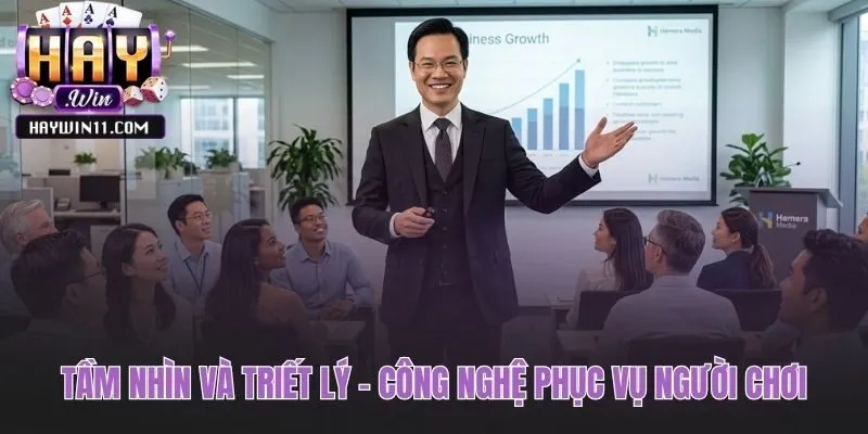 Triết lý của tác giả lấy công nghệ phục vụ người chơi
